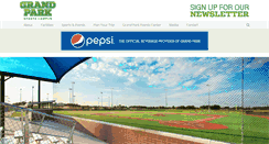 Desktop Screenshot of grandpark.org